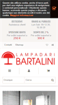 Mobile Screenshot of lampadaribartalini.it